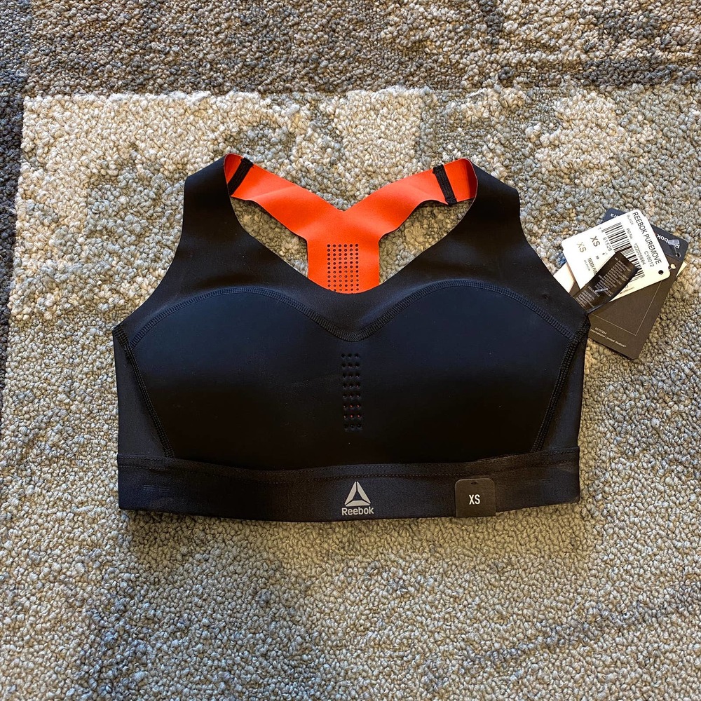 Reebok PureMove Motion Sense Activewear Sports Bra NEW Women's Size XS